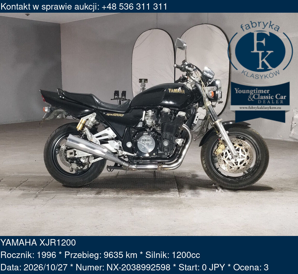 YAMAHA XJR1200 1996 - zdjęcie 2