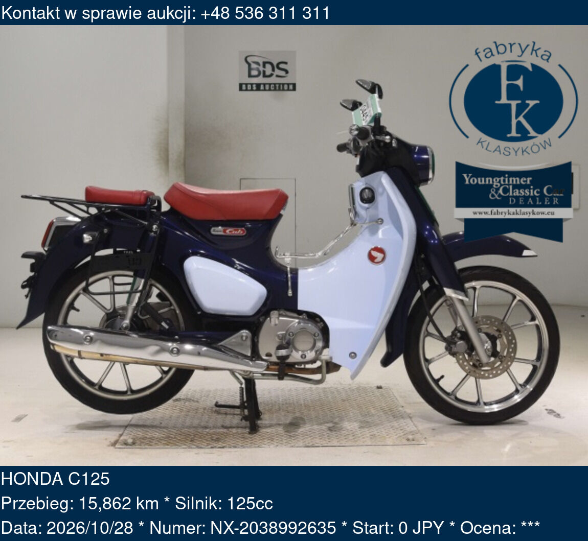 HONDA C125  - zdjęcie 2