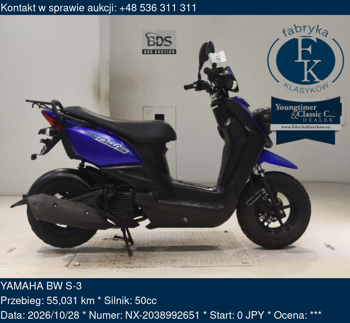 YAMAHA BW S-3  - zdjęcie 2