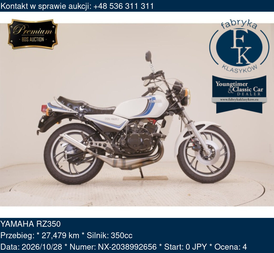 YAMAHA RZ350  - zdjęcie 2