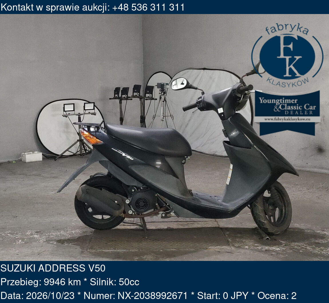 SUZUKI ADDRESS V50  - zdjęcie 2