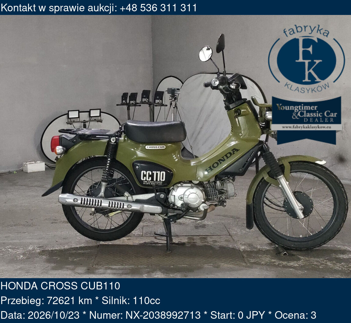 HONDA CROSS CUB110  - zdjęcie 2