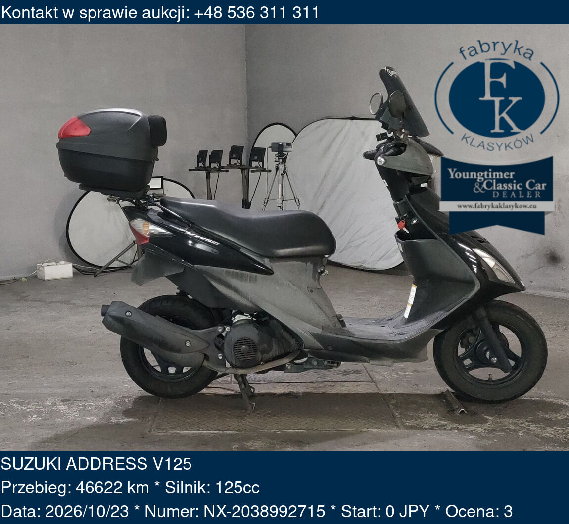 SUZUKI ADDRESS V125  - zdjęcie 2