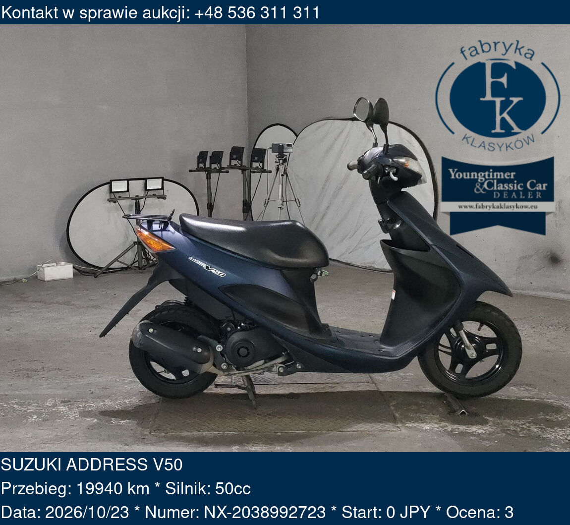 SUZUKI ADDRESS V50  - zdjęcie 2