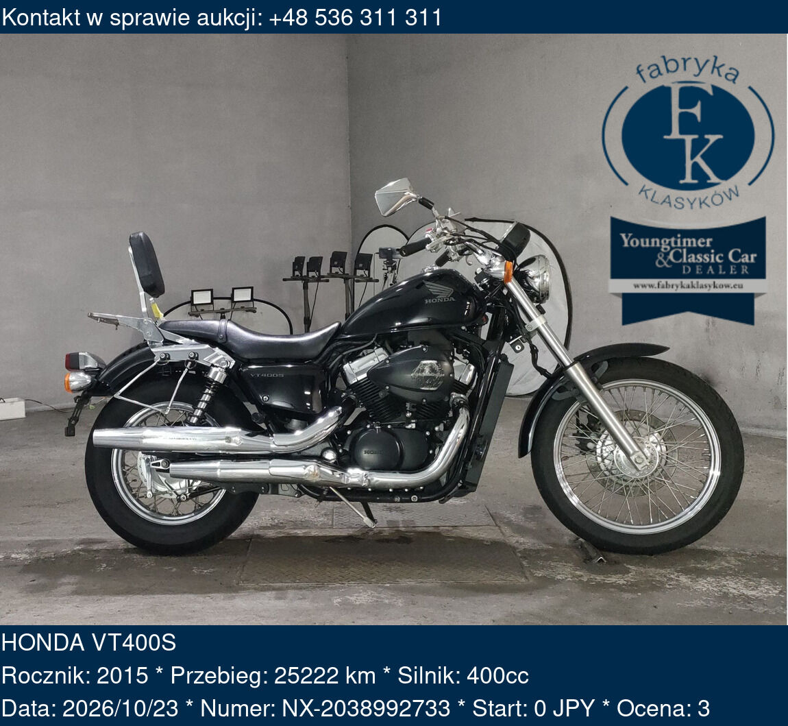 HONDA VT400S 2015 - zdjęcie 2