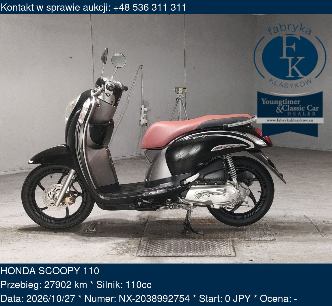 HONDA SCOOPY 110  - zdjęcie 2