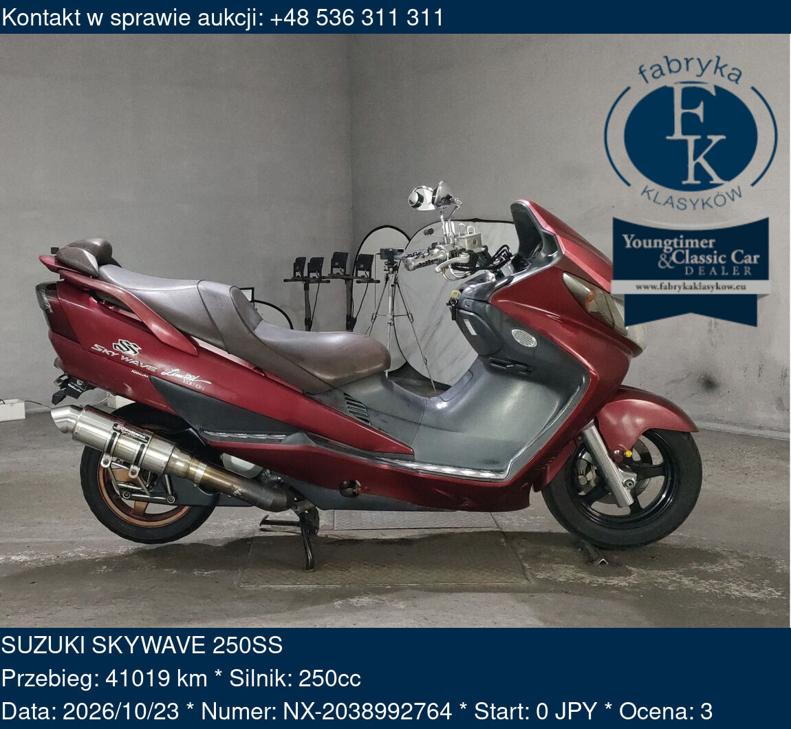 SUZUKI SKYWAVE 250SS  - zdjęcie 2