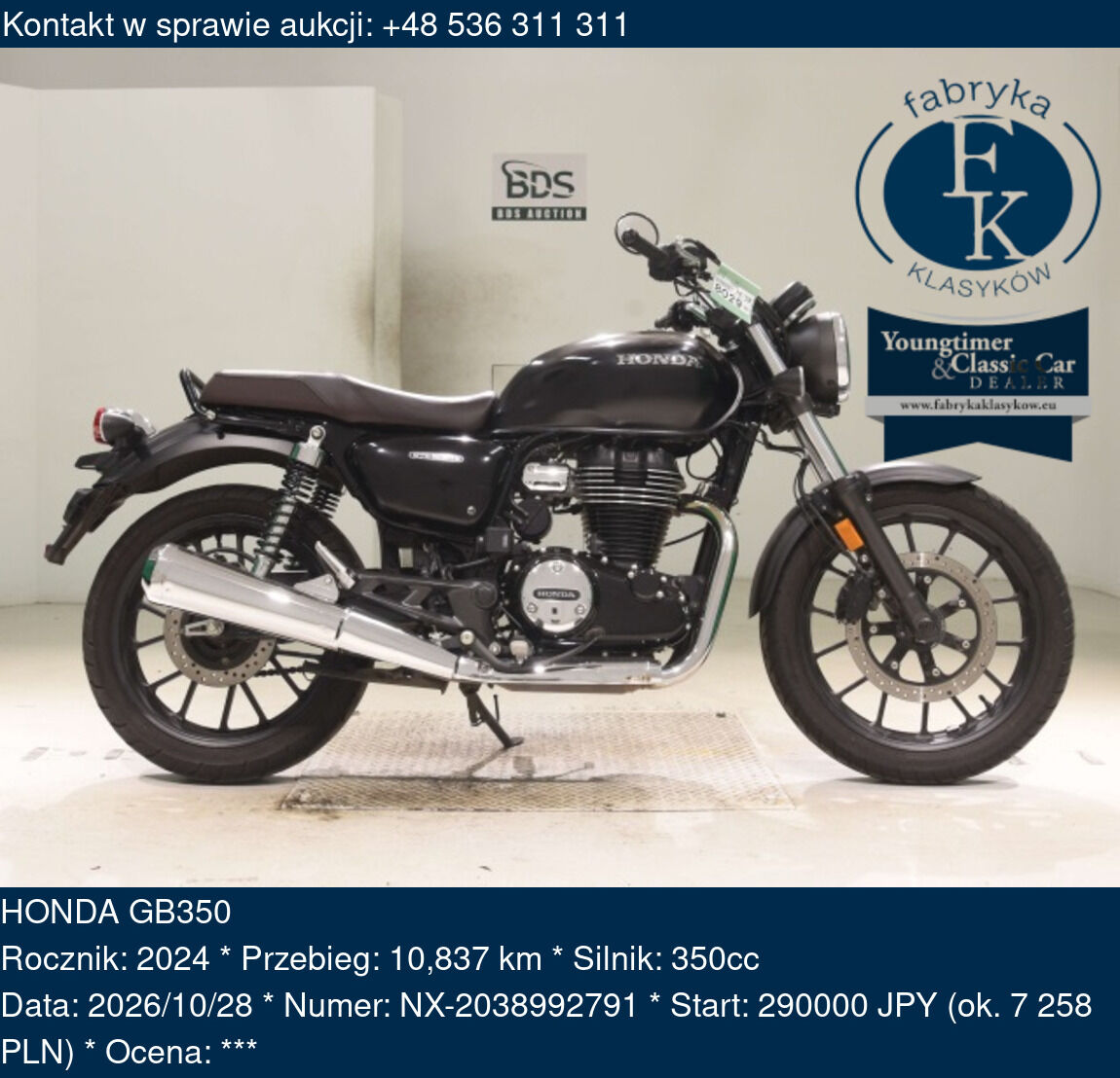 HONDA GB350 2024 - zdjęcie 2