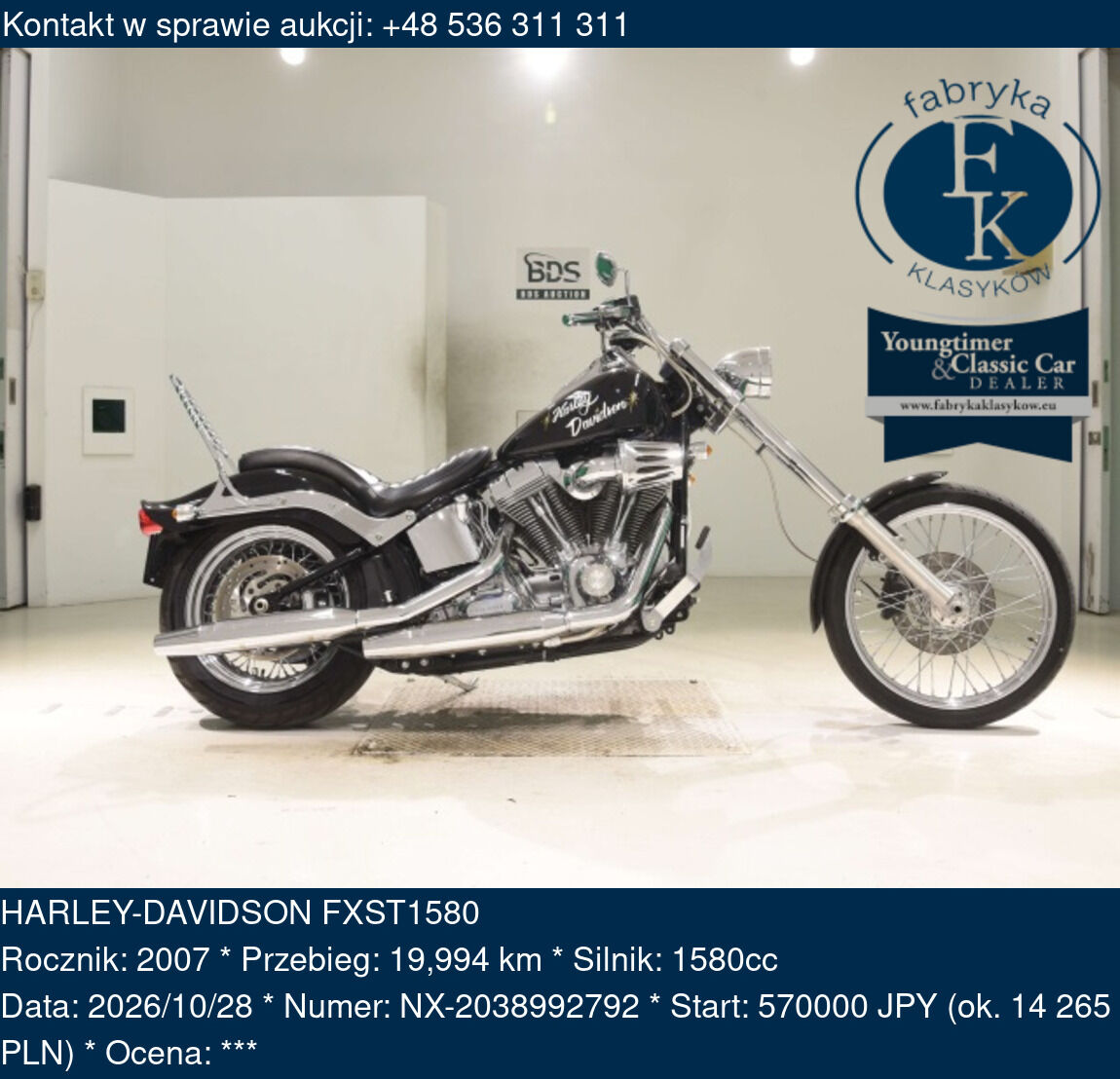 HARLEY-DAVIDSON FXST1580 2007 - zdjęcie 2