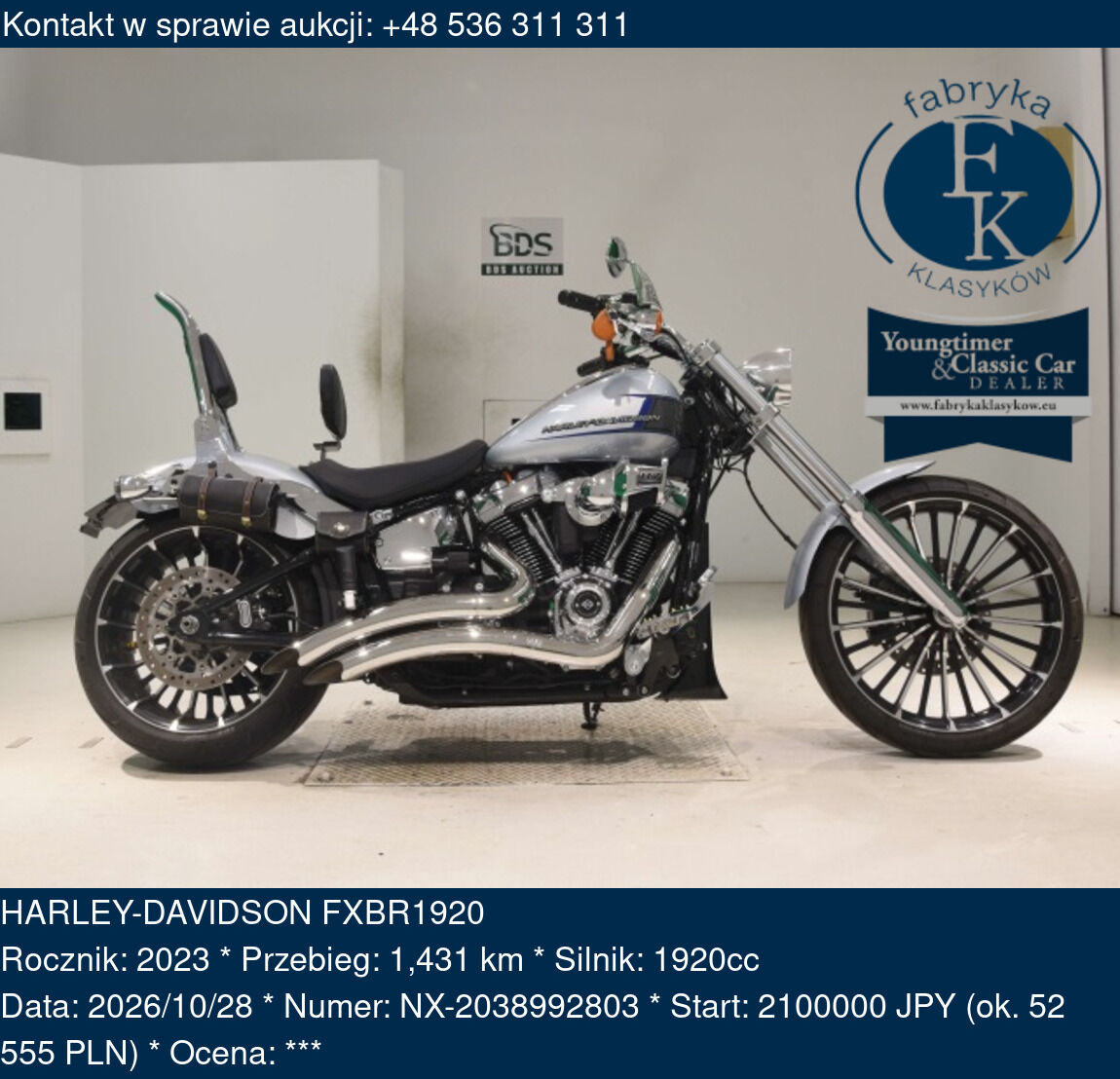 HARLEY-DAVIDSON FXBR1920 2023 - zdjęcie 2