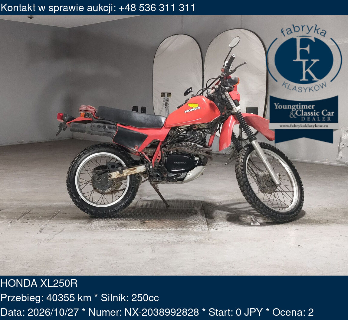 HONDA XL250R  - zdjęcie 2