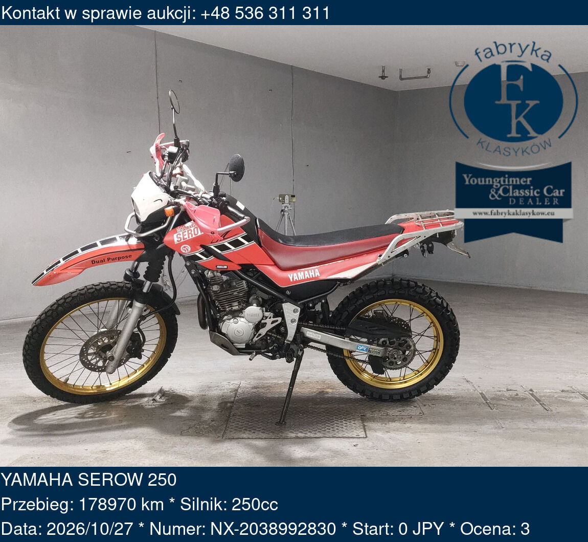 YAMAHA SEROW 250 - zdjęcie 2