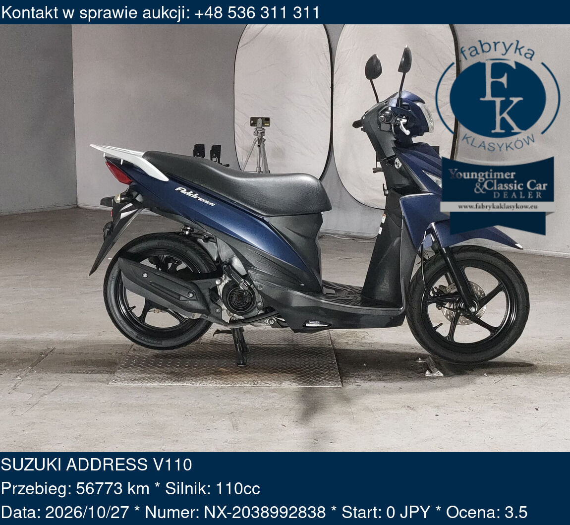 SUZUKI ADDRESS V110 - zdjęcie 2