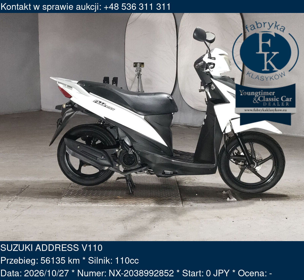 SUZUKI ADDRESS V110  - zdjęcie 2