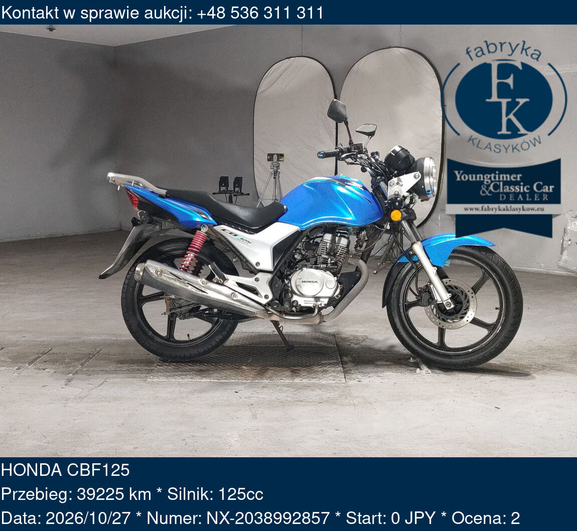 HONDA CBF125 - zdjęcie 2