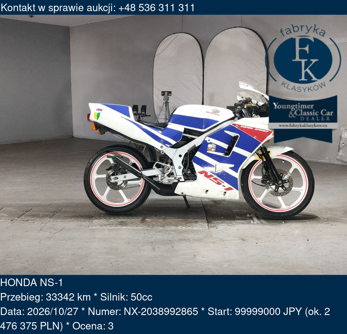 HONDA NS-1  - zdjęcie 2