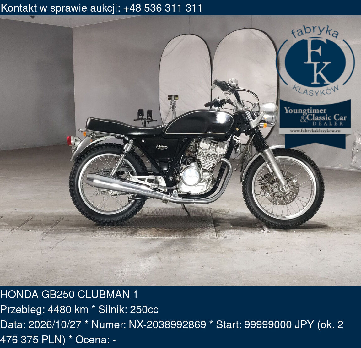 HONDA GB250 CLUBMAN 1  - zdjęcie 2
