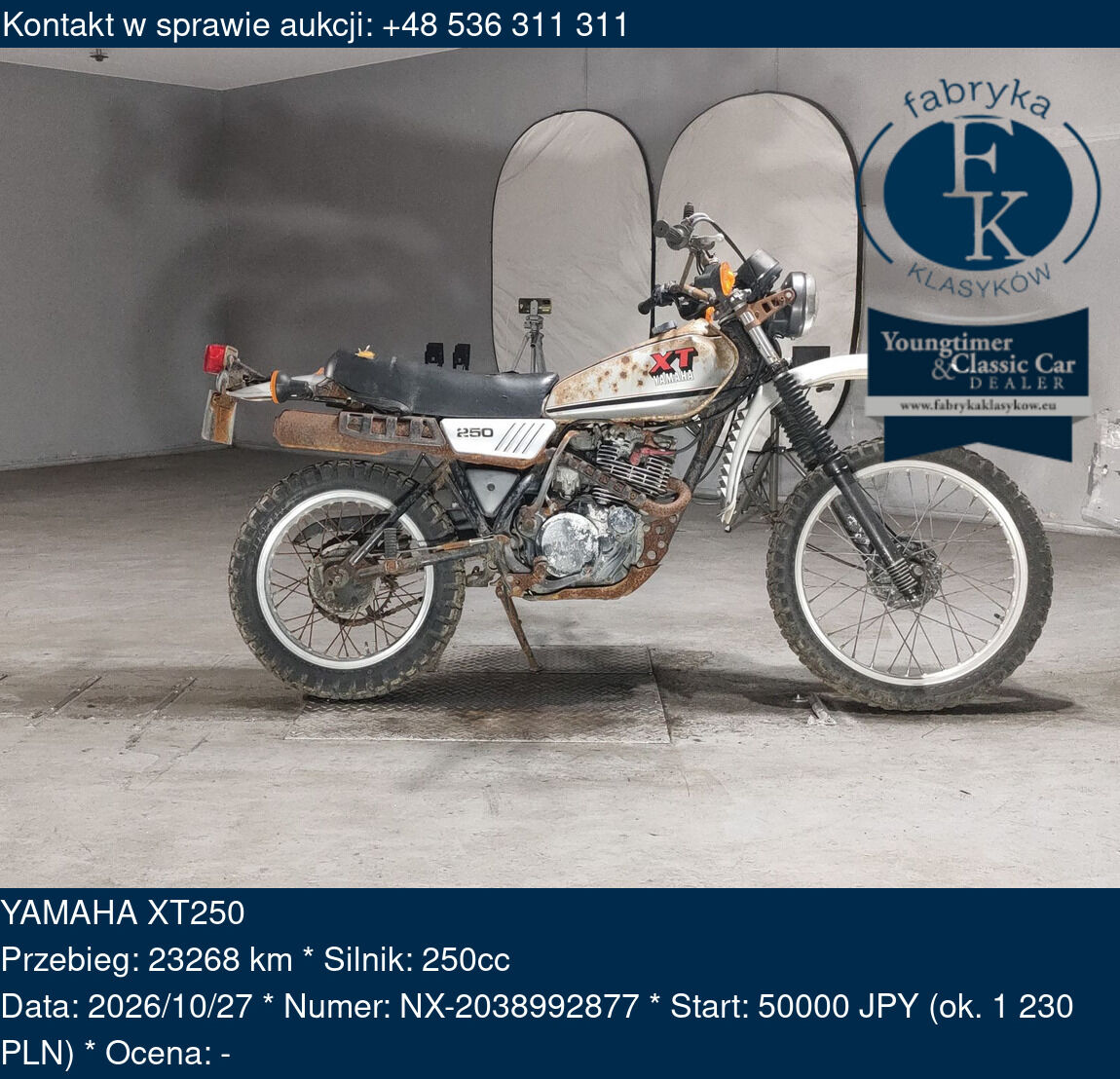 YAMAHA XT250  - zdjęcie 2