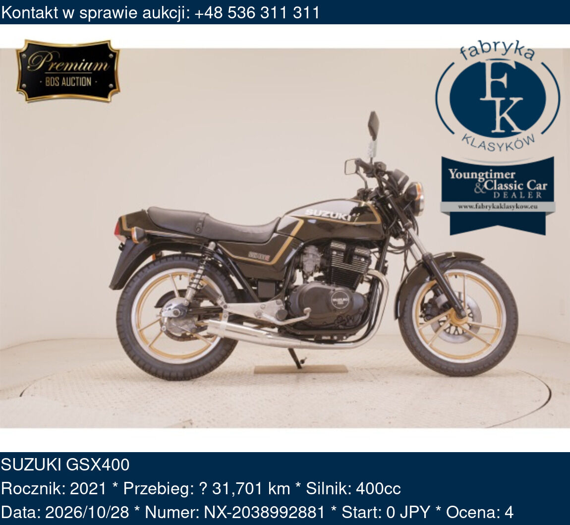 SUZUKI GSX400 2021 - zdjęcie 2