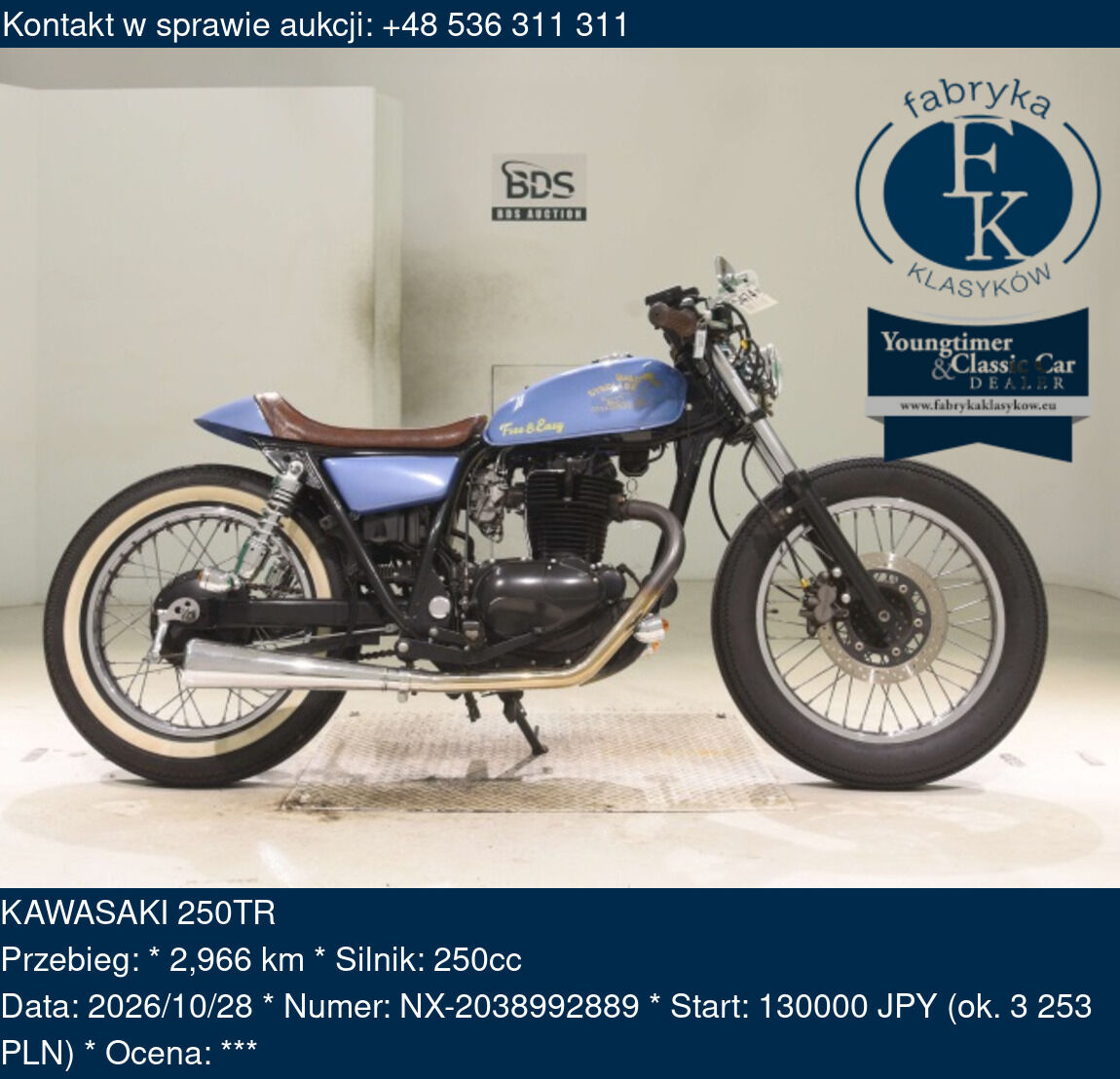 KAWASAKI 250TR  - zdjęcie 2