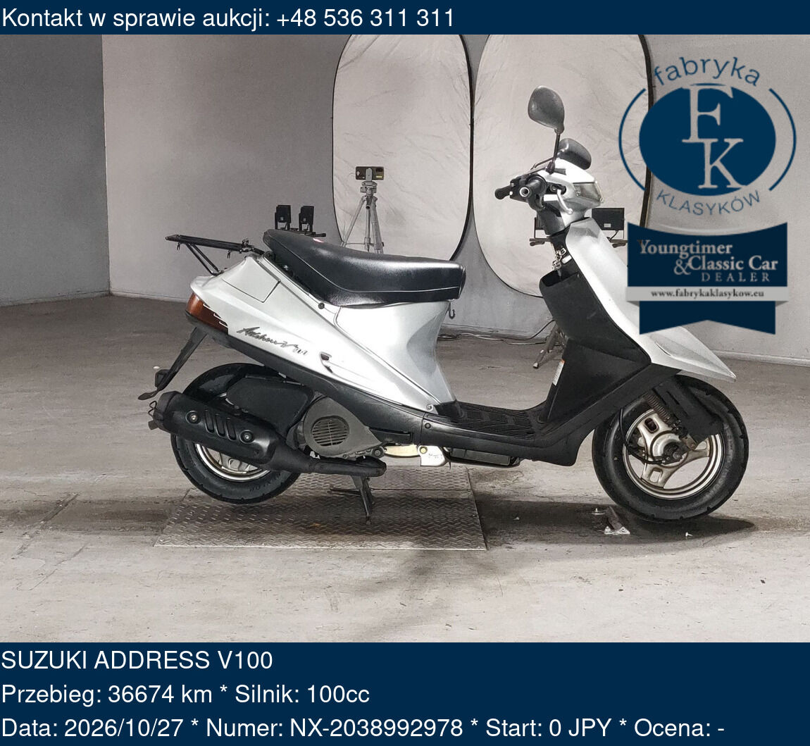 SUZUKI ADDRESS V100  - zdjęcie 2
