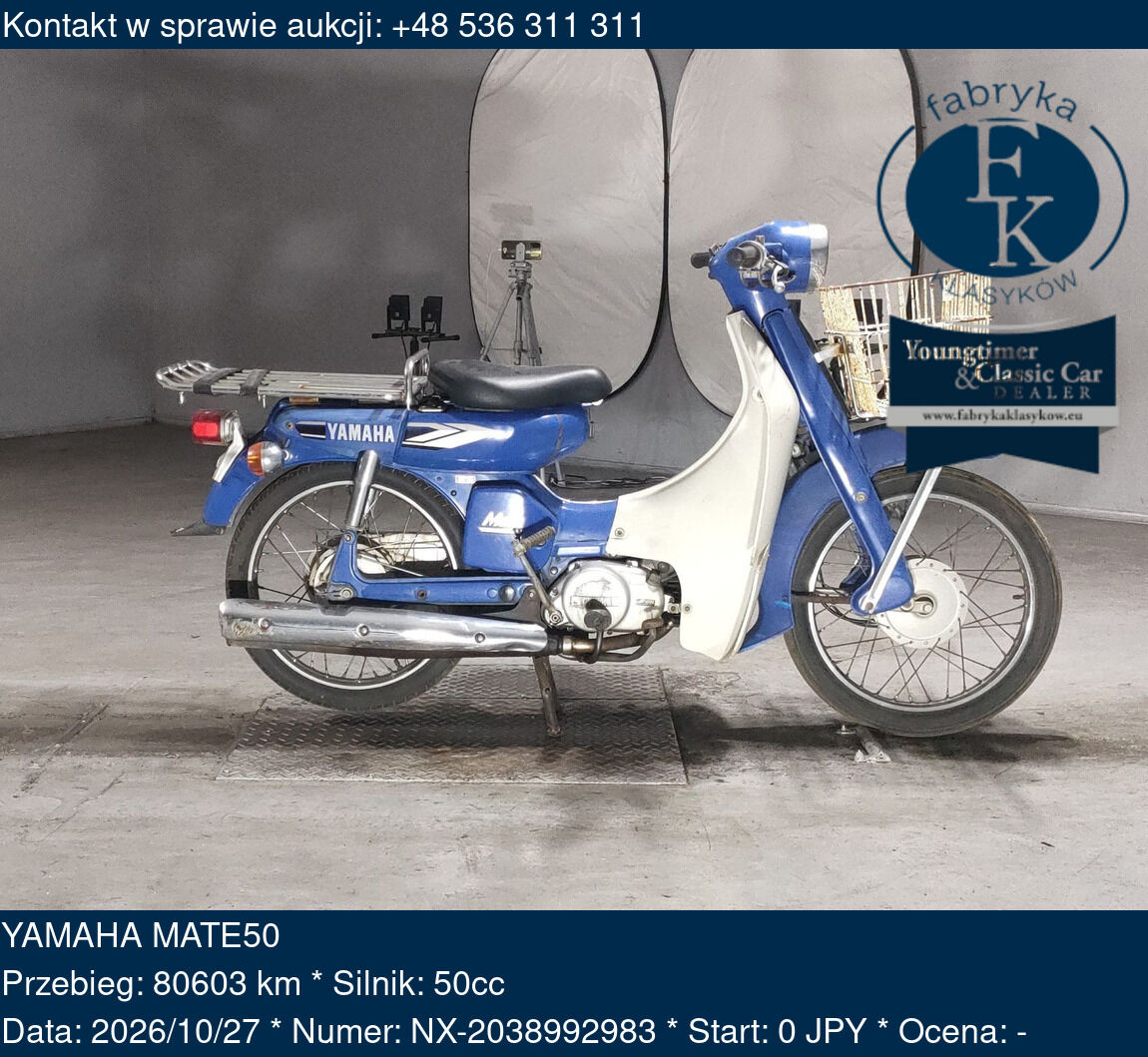 YAMAHA MATE50  - zdjęcie 2