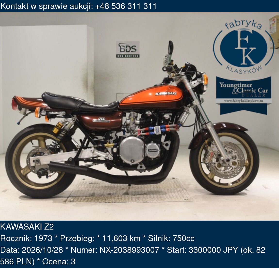 KAWASAKI Z2 1973 - zdjęcie 2