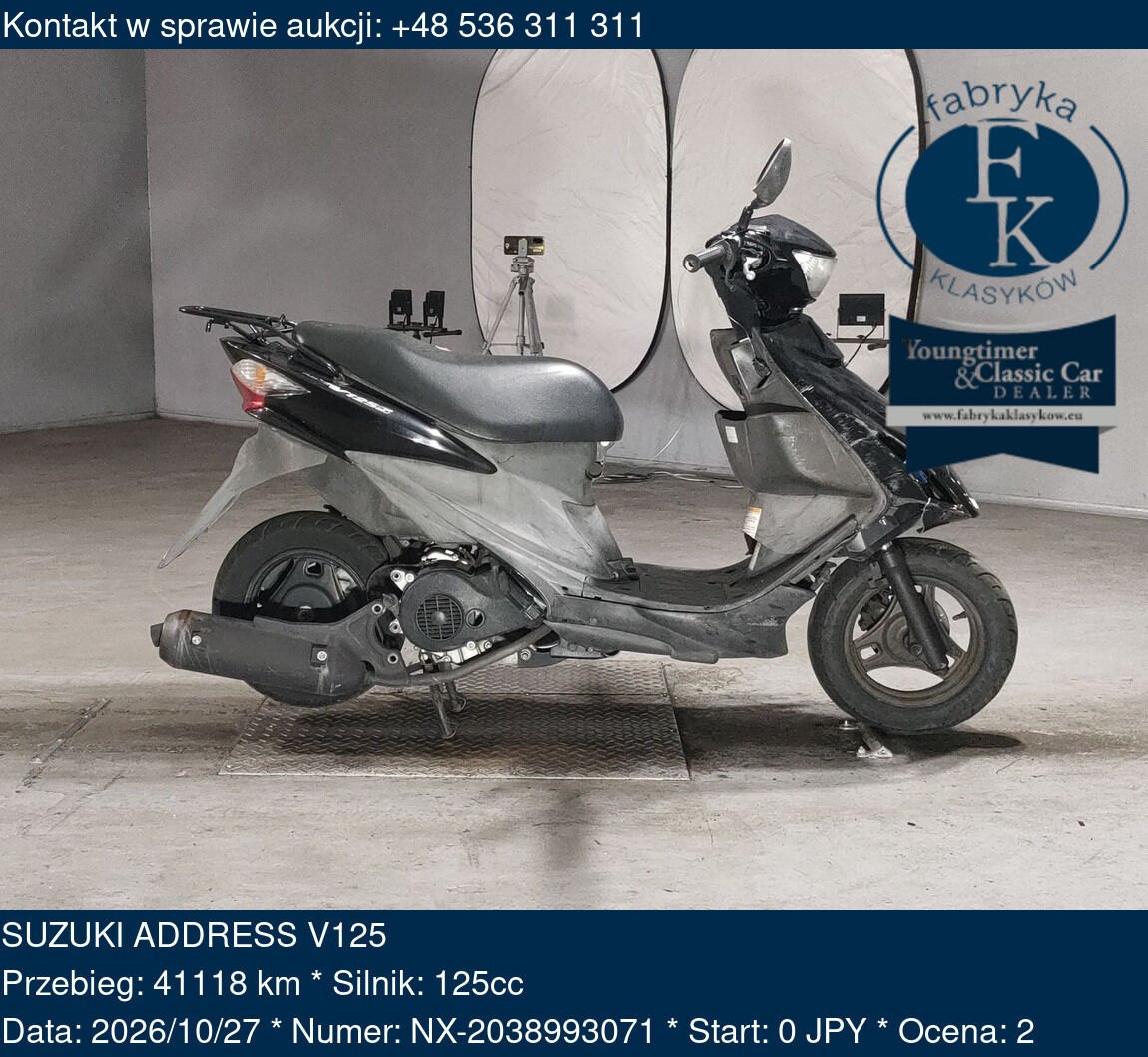 SUZUKI ADDRESS V125 - zdjęcie 2