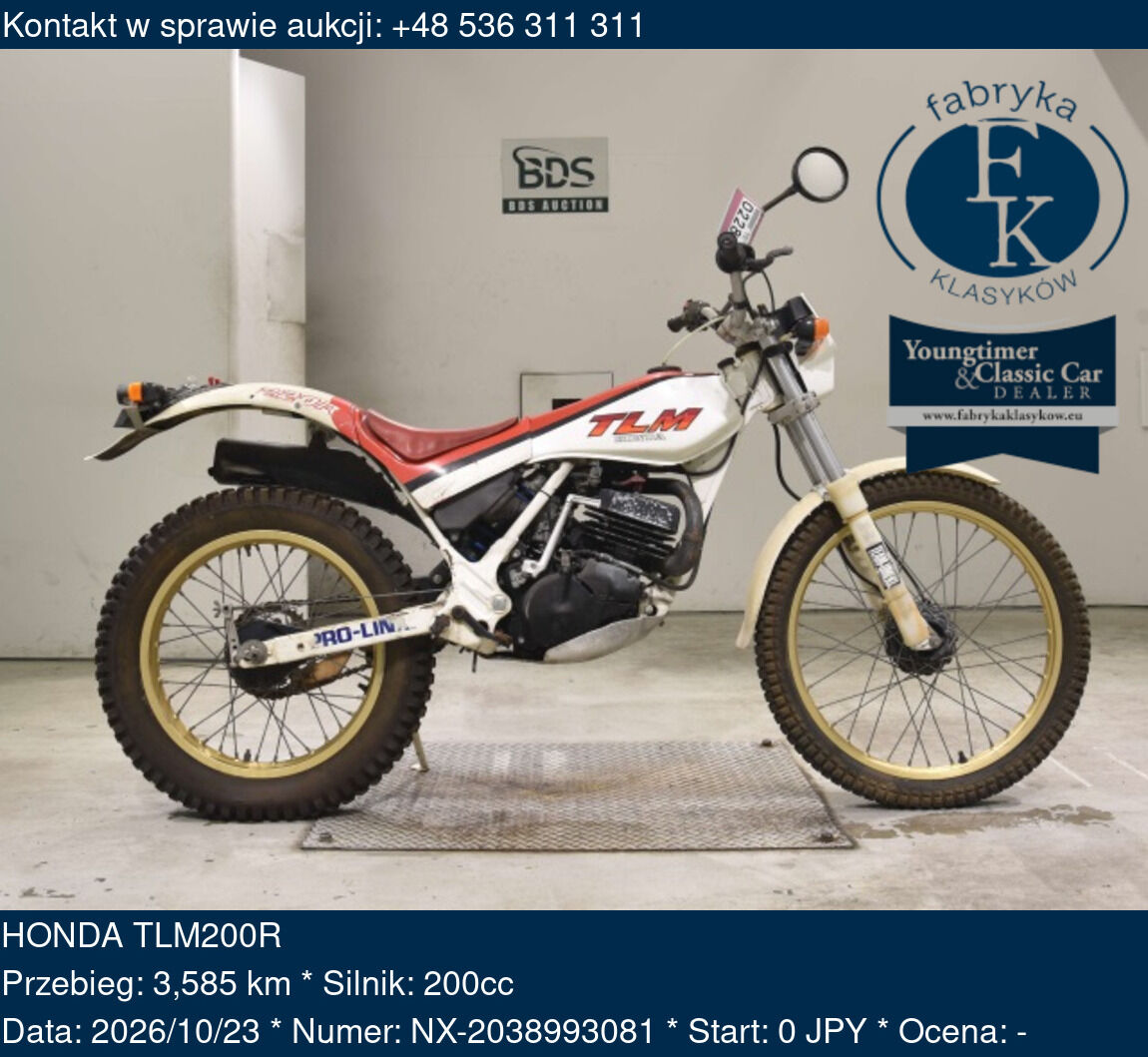 HONDA TLM200R  - zdjęcie 2