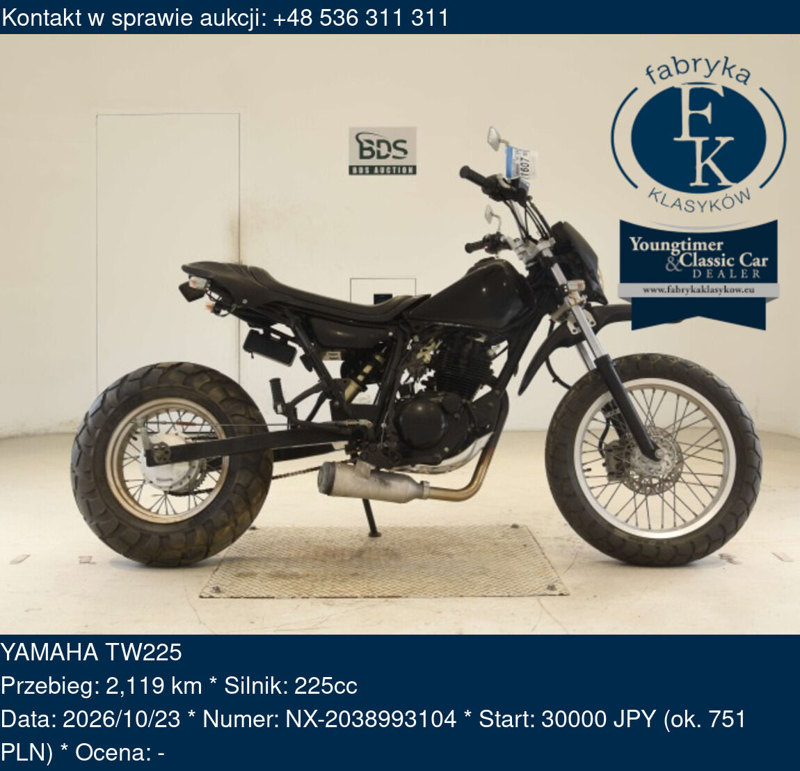 YAMAHA TW225  - zdjęcie 2