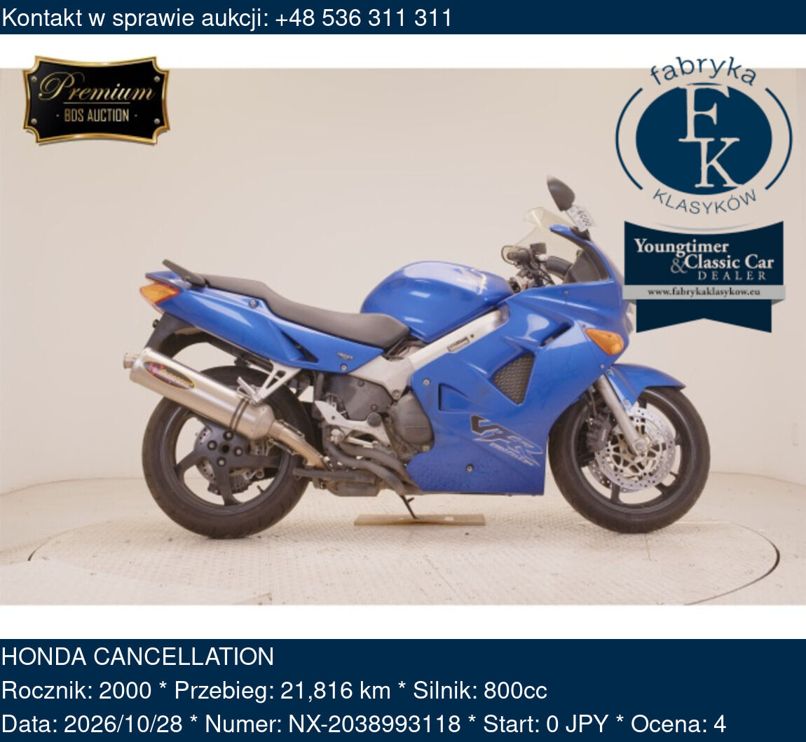 HONDA CANCELLATION 2000 - zdjęcie 2