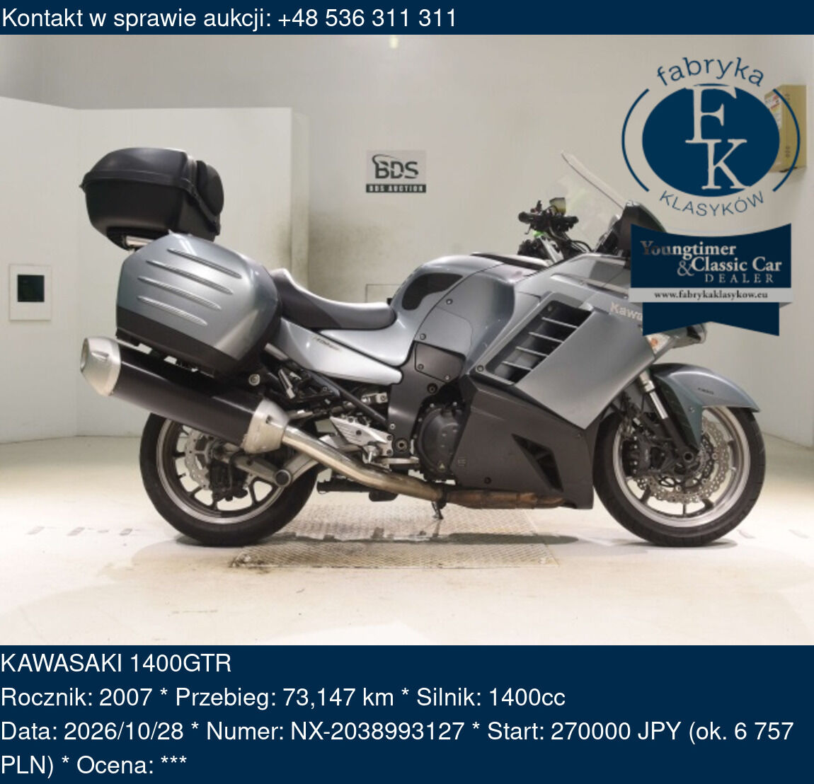 KAWASAKI 1400GTR 2007 - zdjęcie 2