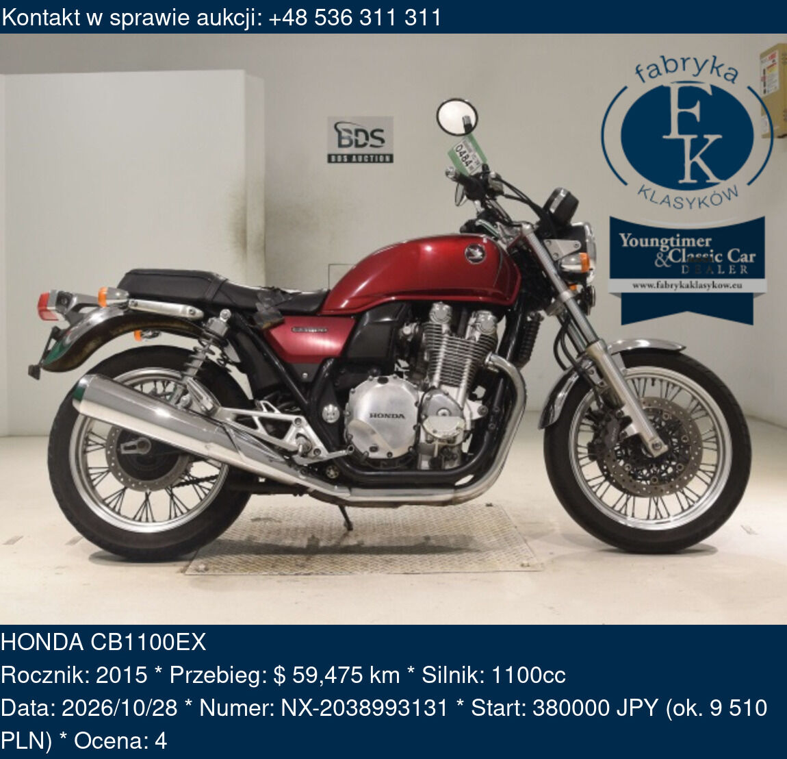HONDA CB1100EX 2015 - zdjęcie 2
