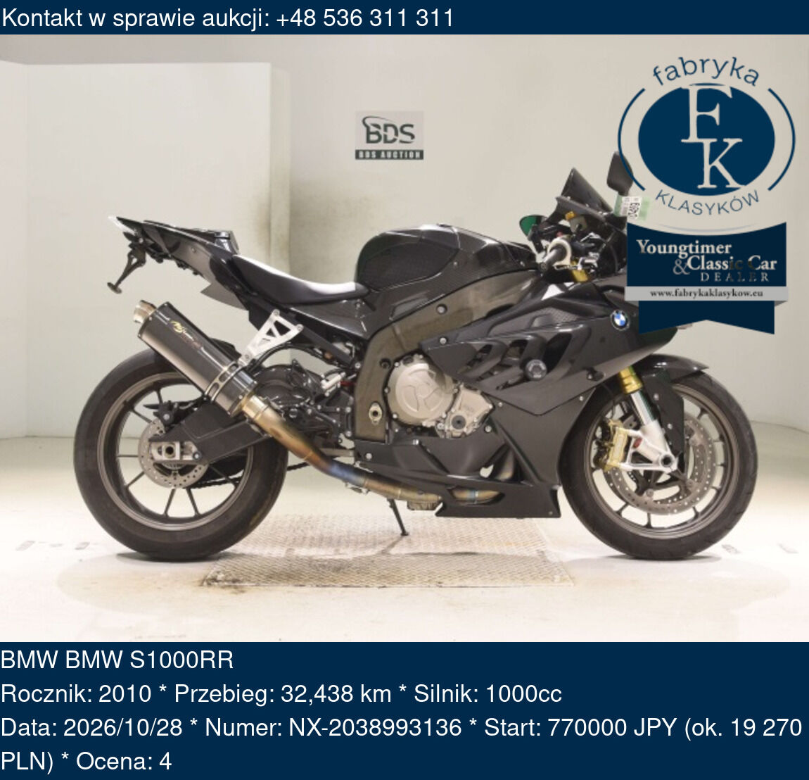 BMW BMW S1000RR 2010 - zdjęcie 2