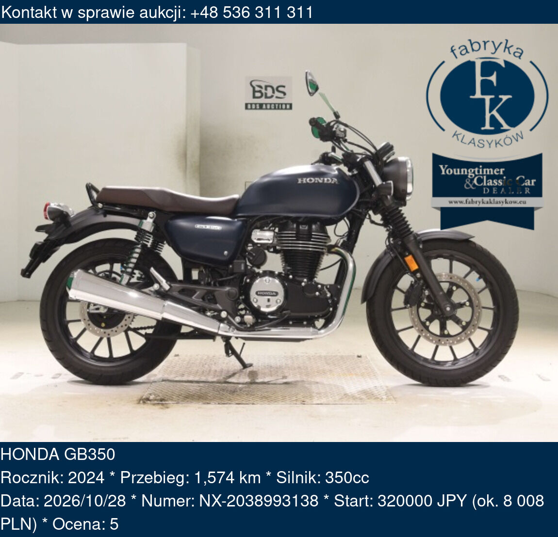HONDA GB350 2024 - zdjęcie 2
