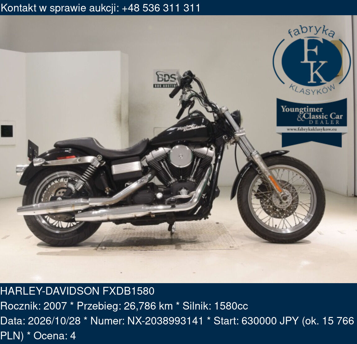 HARLEY-DAVIDSON FXDB1580 2007 - zdjęcie 2