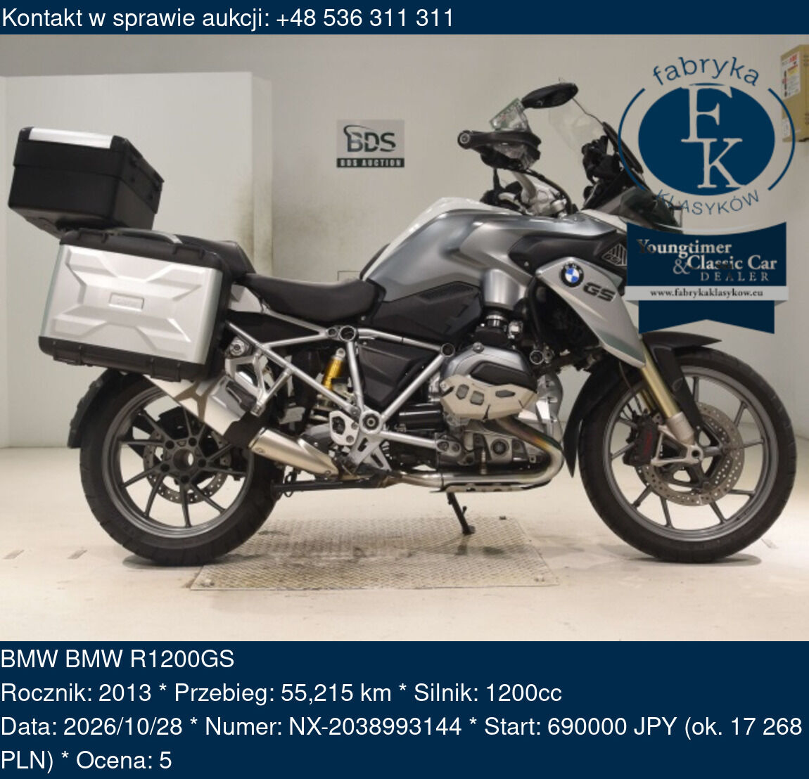 BMW BMW R1200GS 2013 - zdjęcie 2