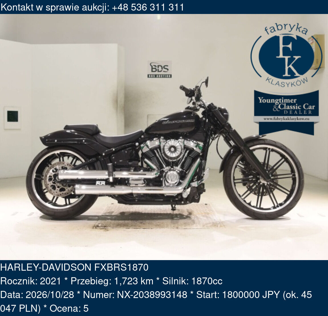 HARLEY-DAVIDSON FXBRS1870 2021 - zdjęcie 2