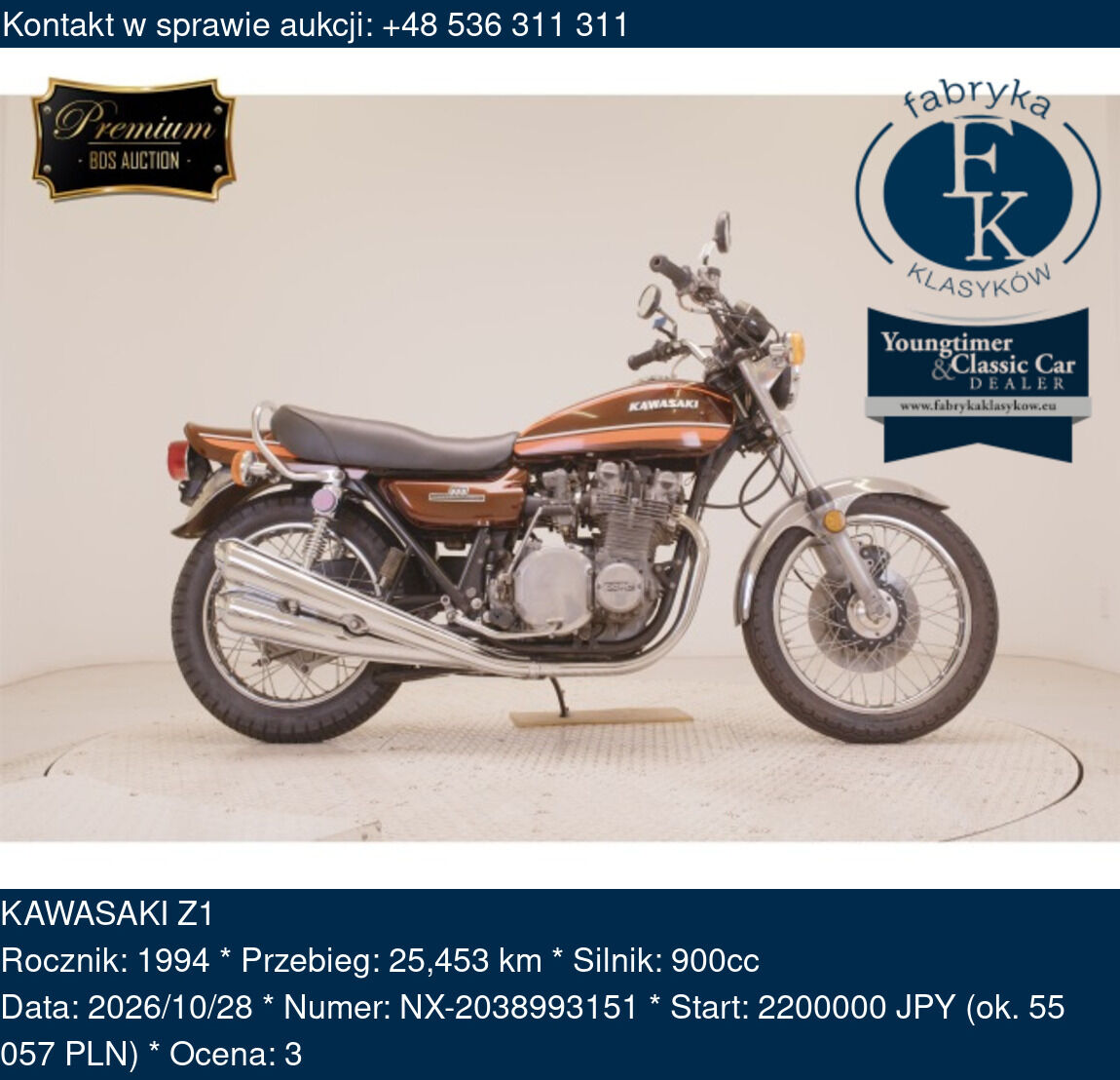 KAWASAKI Z1 1994 - zdjęcie 2
