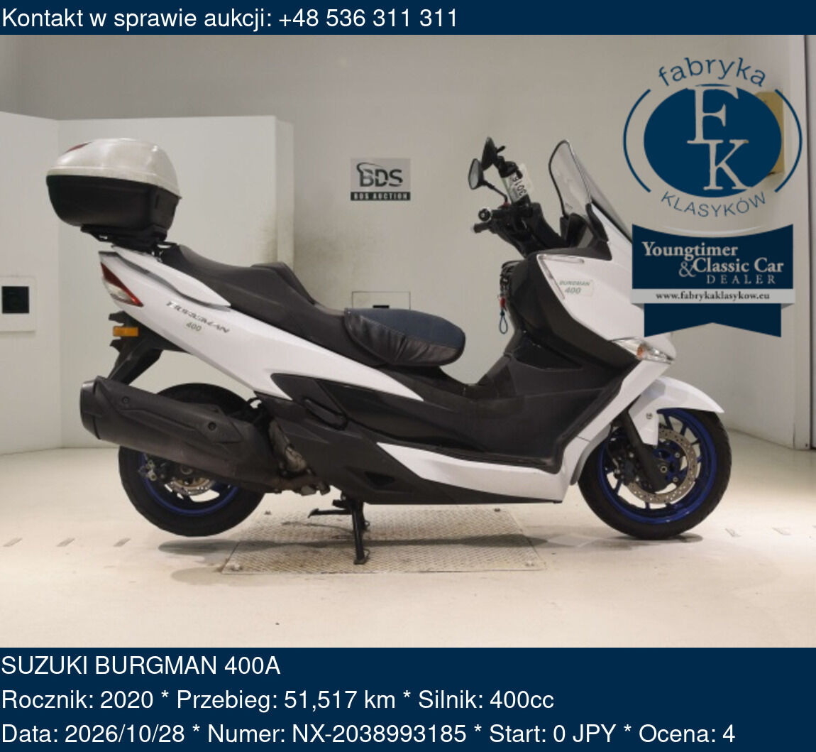 SUZUKI BURGMAN 400A 2020 - zdjęcie 2
