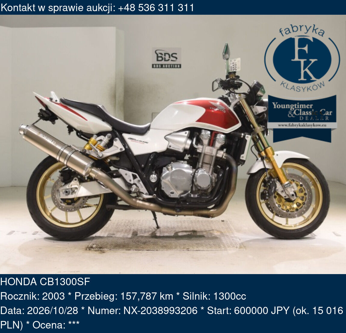 HONDA CB1300SF 2003 - zdjęcie 2