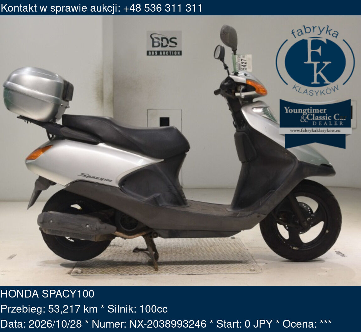 HONDA SPACY100 - zdjęcie 2