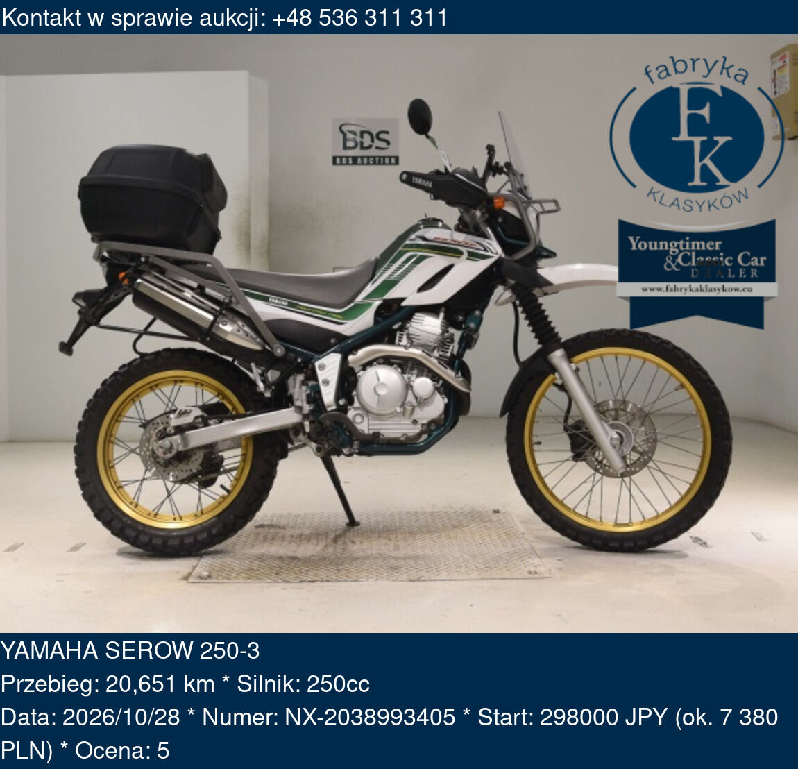 YAMAHA SEROW 250-3  - zdjęcie 2