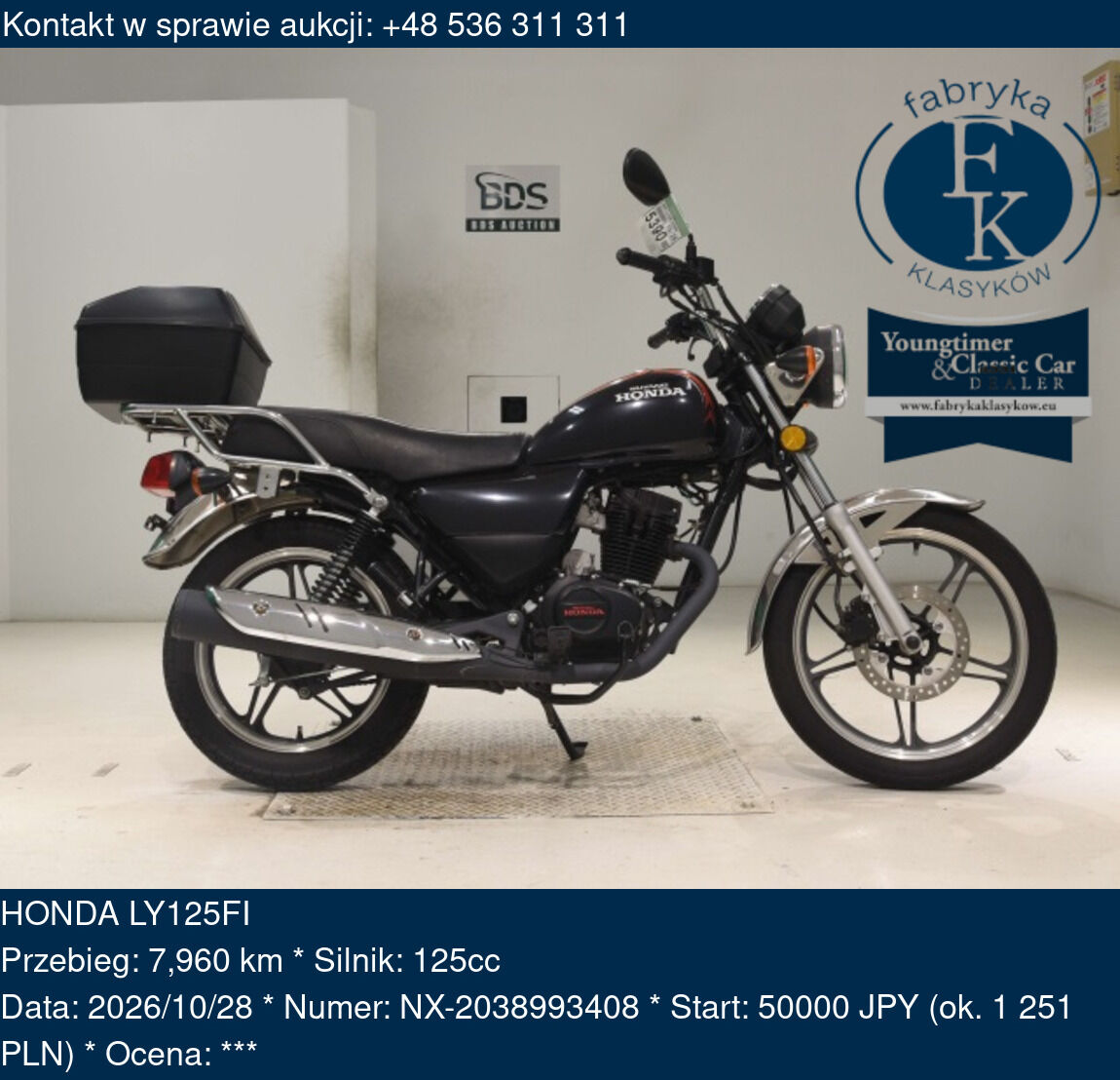HONDA LY125FI  - zdjęcie 2
