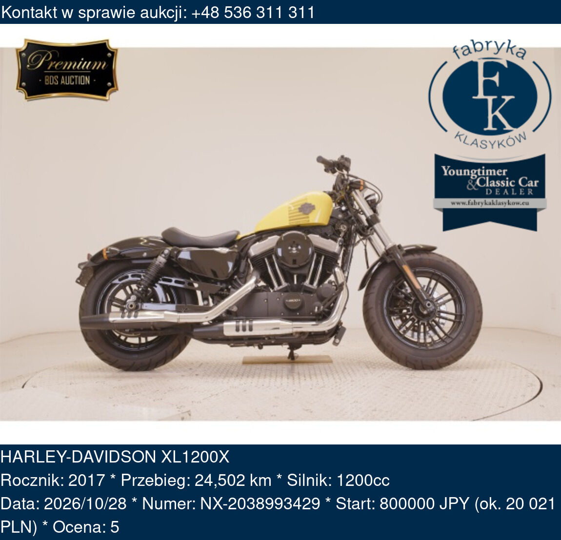 HARLEY-DAVIDSON XL1200X 2017 - zdjęcie 2