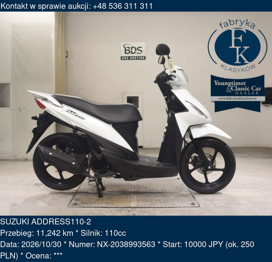 SUZUKI ADDRESS110-2  - zdjęcie 2