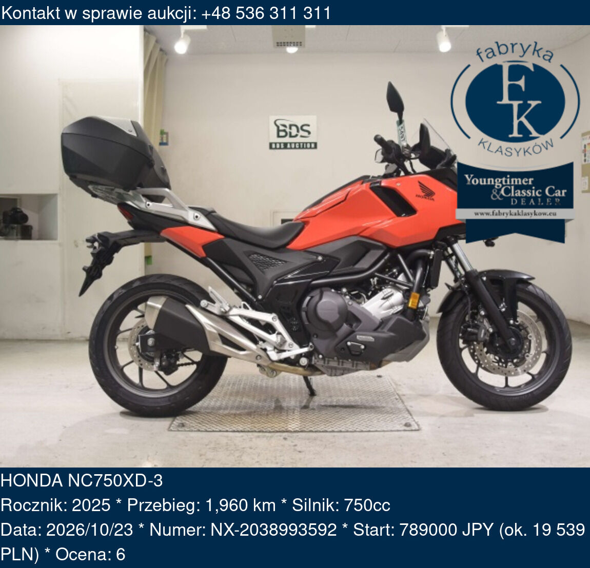 HONDA NC750XD-3 2025 - zdjęcie 2