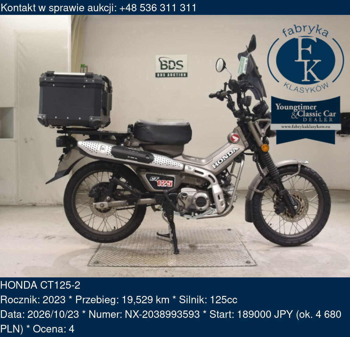 HONDA CT125-2 2023 - zdjęcie 2