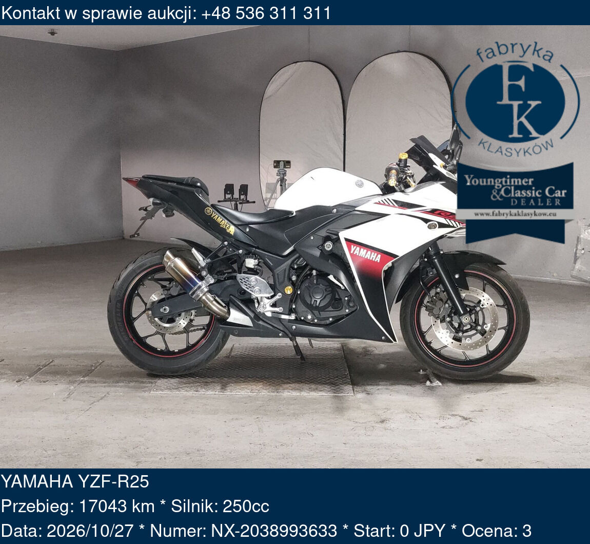 YAMAHA YZF-R25 - zdjęcie 2