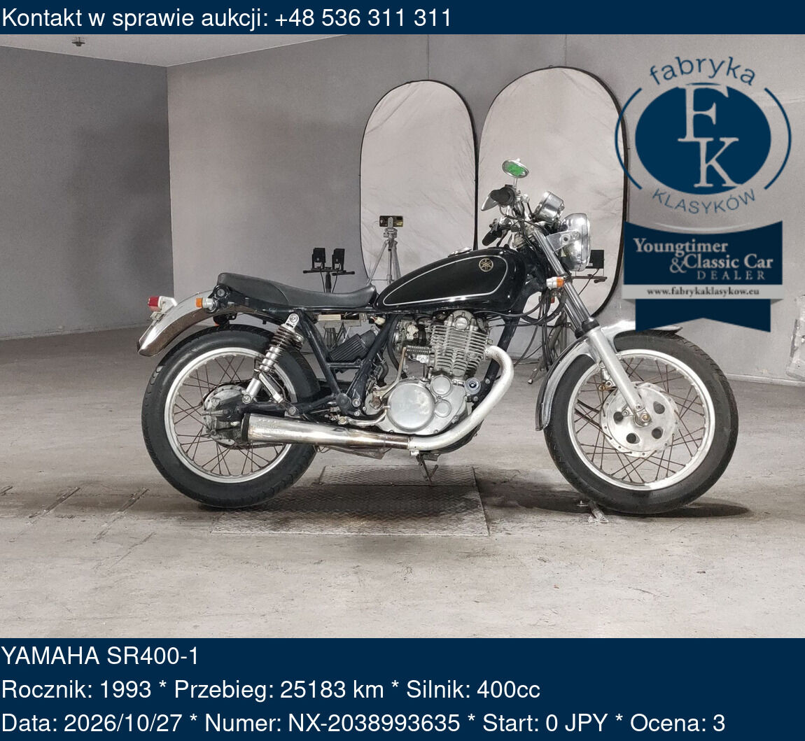 YAMAHA SR400-1 1993 - zdjęcie 2
